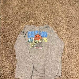 Amazon Gray Chicago Basketball Team Hoodie